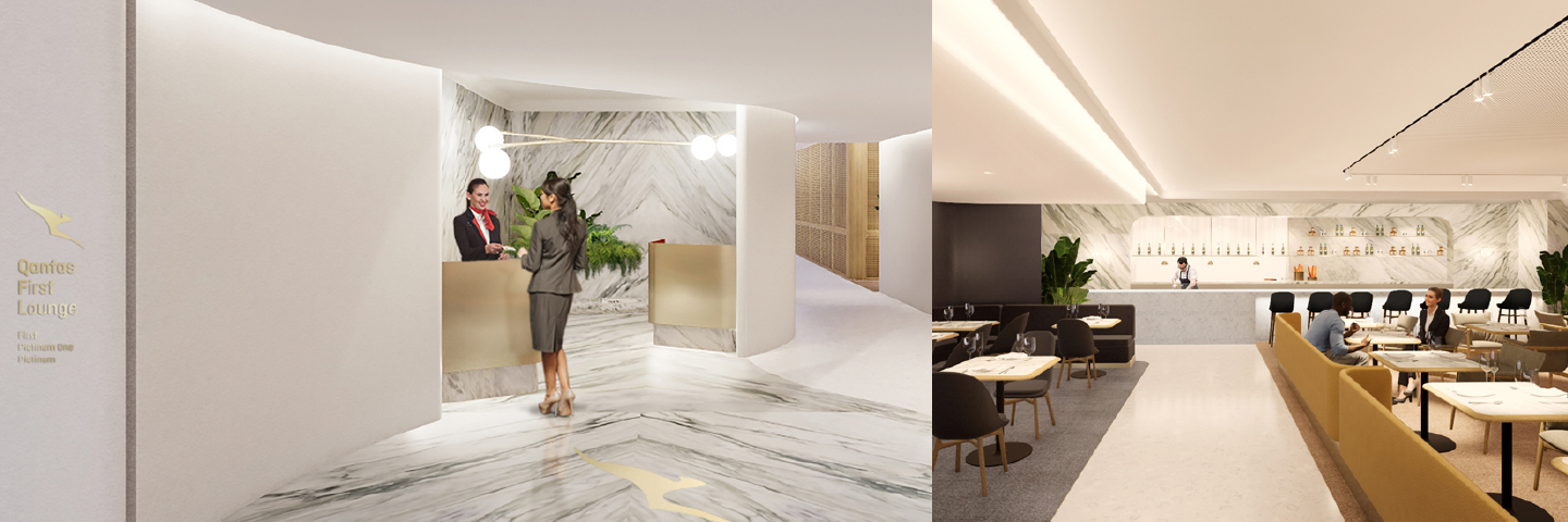 New Qantas First Lounge in Singapore