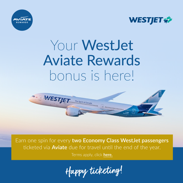 Image for Aviate Rewards - WestJet 