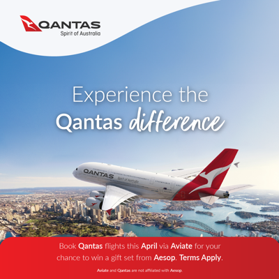 Image for Qantas April Campaign